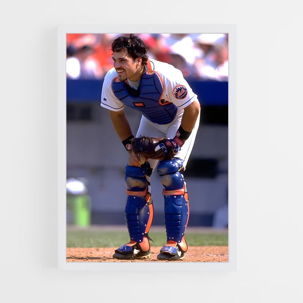 Poster Mike piazza diamond – affiche Baseball (vue 3)